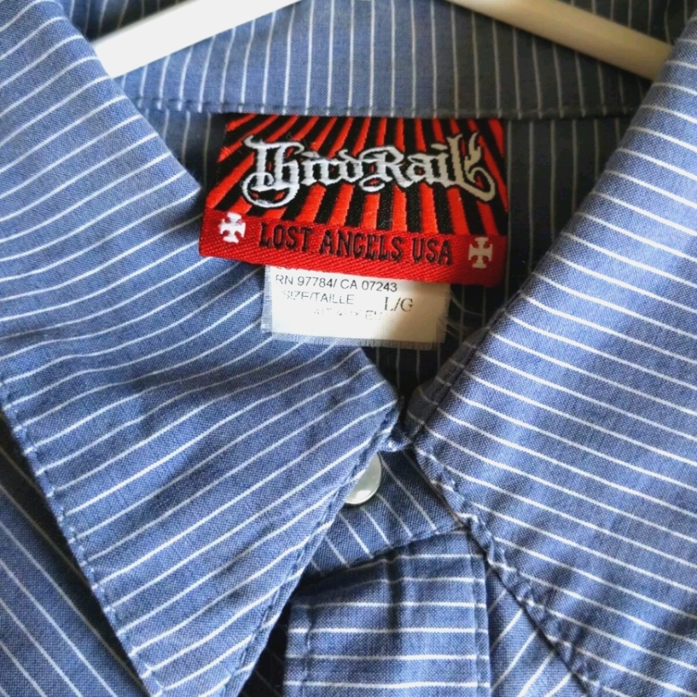 Third Rail Lost Angels USA Men's Dress Shirt